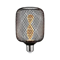 Lampe à filament LED METALLIC GLOW CYLINDER HELIX commutable E27 3,5W 110lm 1800K CRI >80 