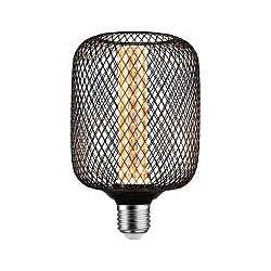 Lampe à filament LED METALLIC GLOW CYLINDER SPIRAL commutable E27 4,2W 200lm 1800K CRI >80 