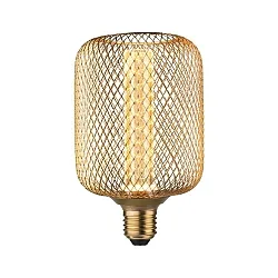 Lampe à filament LED METALLIC GLOW CYLINDER SPIRAL commutable E27 4,2W 200lm 1800K CRI >80 