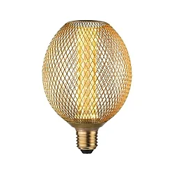 Lampe à filament LED METALLIC GLOW GLOBE SPIRAL commutable E27 4,2W 200lm 1800K CRI >80 