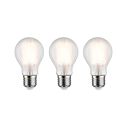 Lampe LED forme poire lot de 3 E27 9W 1055lm 2700K CRI 80-89