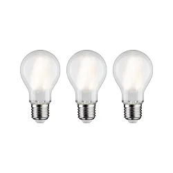 Lampe LED forme poire lot de 3 E27 9W 1055lm 4000K CRI 80-89