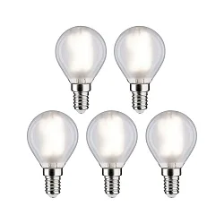 LED Lampe gouttes lot de 5 E14 5W 470lm 4000K CRI 80-89