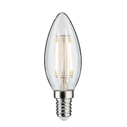 Ampoule à filament forme bougie PLUG&SCHINE LED C35 E14 2W 160lm 3000K CRI >80 gradable