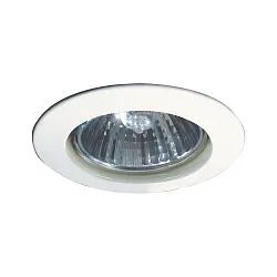 Lumière encastrée PREMIUM LINE rond GU10 IP44, blanche