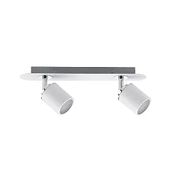 Paulmann Spot Tube 2 flames white/chrome, excl. Lamp, max. 10W GU10