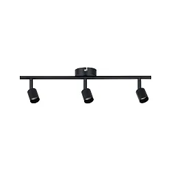 spot CAROLINA 3 flames GU10, black matt dimmable