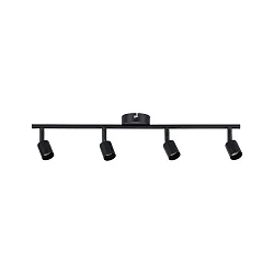 spot CAROLINA 4 flames GU10, black matt dimmable