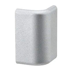 Embout DUO lot de 2, aluminium mat