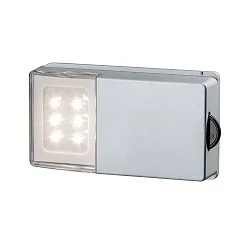Eclairage sous meuble SNAP LED avec capteur, argent  25lm 2700K 120° 120°