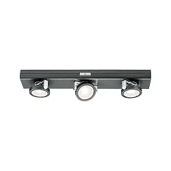 Eclairage sous meuble ROTATE LED 3 flammes, avec interrupteur, réglable, anthrazit gradable 3x18lm 3000K 105° 105°