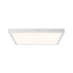 Applique et plafonnier LUNAR LED grand, angulaire, commutable, blanc mat 