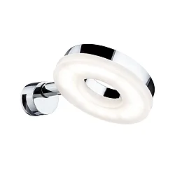 Luminaire de miroir BECRUX LED rond, réglable IP20, chrome 