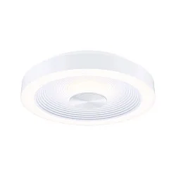 wall and ceiling luminaire VOLEA Ø 32CM direct / indirect IP44, silver, white dimmable