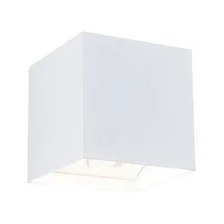 Applique murale à accu NYARA UP&DOWN angulaire IP44, blanche 