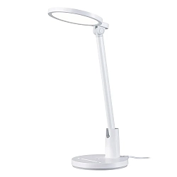 Lampe de bureau DARBA réglable, avec capteur de luminosité, avec variateur tactile, blanc mat gradable