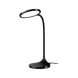 Lampe de bureau MEJAN réglable, avec variateur tactile, noir mat gradable
