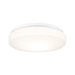Applique et plafonnier HOMESPA AXIN LED rond E27 IP44, blanche gradable