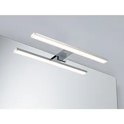 Luminaire de miroir HOMESPA EVIE LED angulaire IP44, chrome 