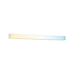 Luminaire de miroir HOMESPA TOVA LED court, Tunable White, avec télécommande IP44, chrome, blanche gradable