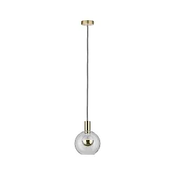 Luminaire à suspension NEORDIC ESBEN E27, dégager, laiton brossé gradable