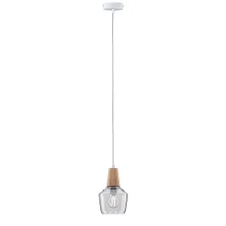 Luminaire à suspension NEORDIC YLVIE E27, bois, dégager gradable