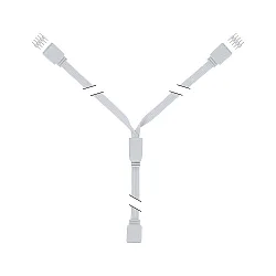 MaxLED Strip Y-Splitter In 1 / Out 2 , 30cm, max. 144W, plastic, white