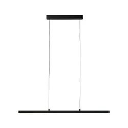 Luminaire à suspension LENTO contrôlable par ZigBee IP20, noir mat gradable