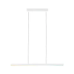 Luminaire à suspension LENTO contrôlable par ZigBee IP20, blanc mat gradable
