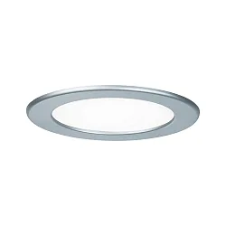 LED Recessed luminaire QUALITY PREMIUM PANEL LED, round, IP44, 1x12W, 4000K, 230V, 170mm, chrome matt