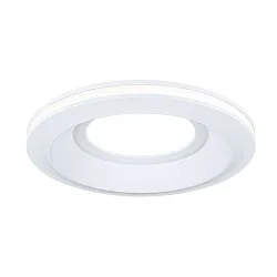 recessed luminaire SORMUS round, set of 1 IP65, white matt  6,5W 560lm 3000K 100° 100° CRI >80
