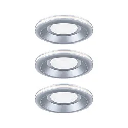 Lumière encastrée SORMUS rond, lot de 3 IP65, blanc mat  3x 6,5W 560lm 3000K 100° 100° CRI >80