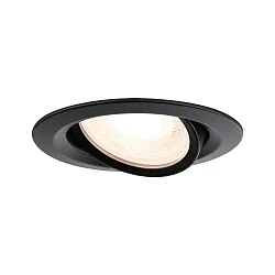 Lumière encastrée NOVA PLUS pivotant GU10|GU5,3 IP65, noir mat gradable