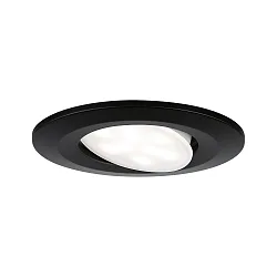 Lumière encastrée CALLA LED pivotant LED IP65, noir mat 6W 500lm 4000K CRI 80-89