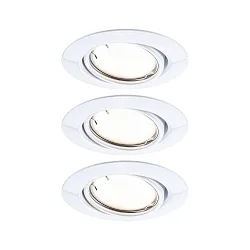 Lumière encastrée BASE COIN LED pivotant, lot de 3, contrôlable par ZigBee LED IP20