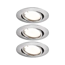 Lumière encastrée BASE COIN LED pivotant, lot de 3, contrôlable par ZigBee LED IP20