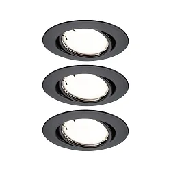 Lumière encastrée BASE COIN LED pivotant, lot de 3, contrôlable par ZigBee LED IP20