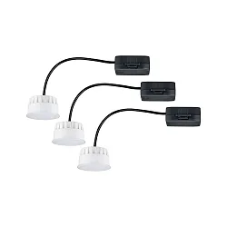 LED lamp COIN NOVA PLUS set of 3, switchable Coin 6W 470lm 2700K 100° CRI >80 