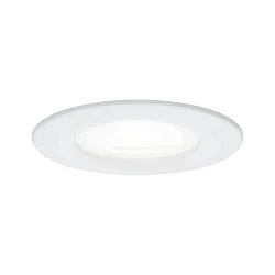 Lumière encastrée NOVA LED rigide GU10 IP44, blanc mat  6,5W 470lm 4000K 36° 36° CRI >80