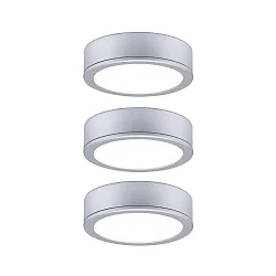 Eclairage sous meuble PUKK lot de 3, chromé mat  3,5W 210 | 300lm 2700K