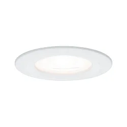 Paulmann Recessed luminaire Nova, IP44, round, set of 1, excl. lamp, max. 35W, GU10, white