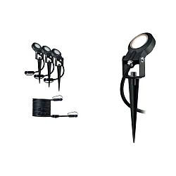 Lumière extérieure PLUG & SHINE STING lot de 3 IP67, anthrazit gradable