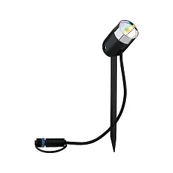 Lumière extérieure LED PLUG&SHINE PIKE RGBW, contrôlable par ZigBee IP44, anthrazit gradable