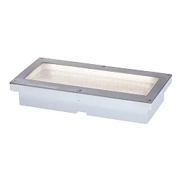 Projecteur encastré BRICK LED avec détecteur de mouvement IP67, aluminium, gris 