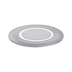 floor recessed luminaire HOUSE LED Ø 50MM RING round, passable, switchable IP67, stainless steel brushed 