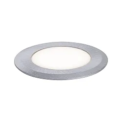 floor recessed luminaire HOUSE LED Ø 50MM POINT round, passable, switchable IP67, stainless steel brushed 
