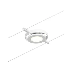 Lampe à corde ROUNDMAC LED, chrome, blanc mat 