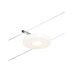 Lampe à corde DISCLED, chrome, chromé mat 