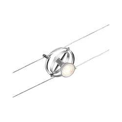 Lampe à corde CARDAN GU5,3, chromé mat 