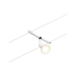 Lampe à corde SALT GU5,3, chrome, blanc mat 